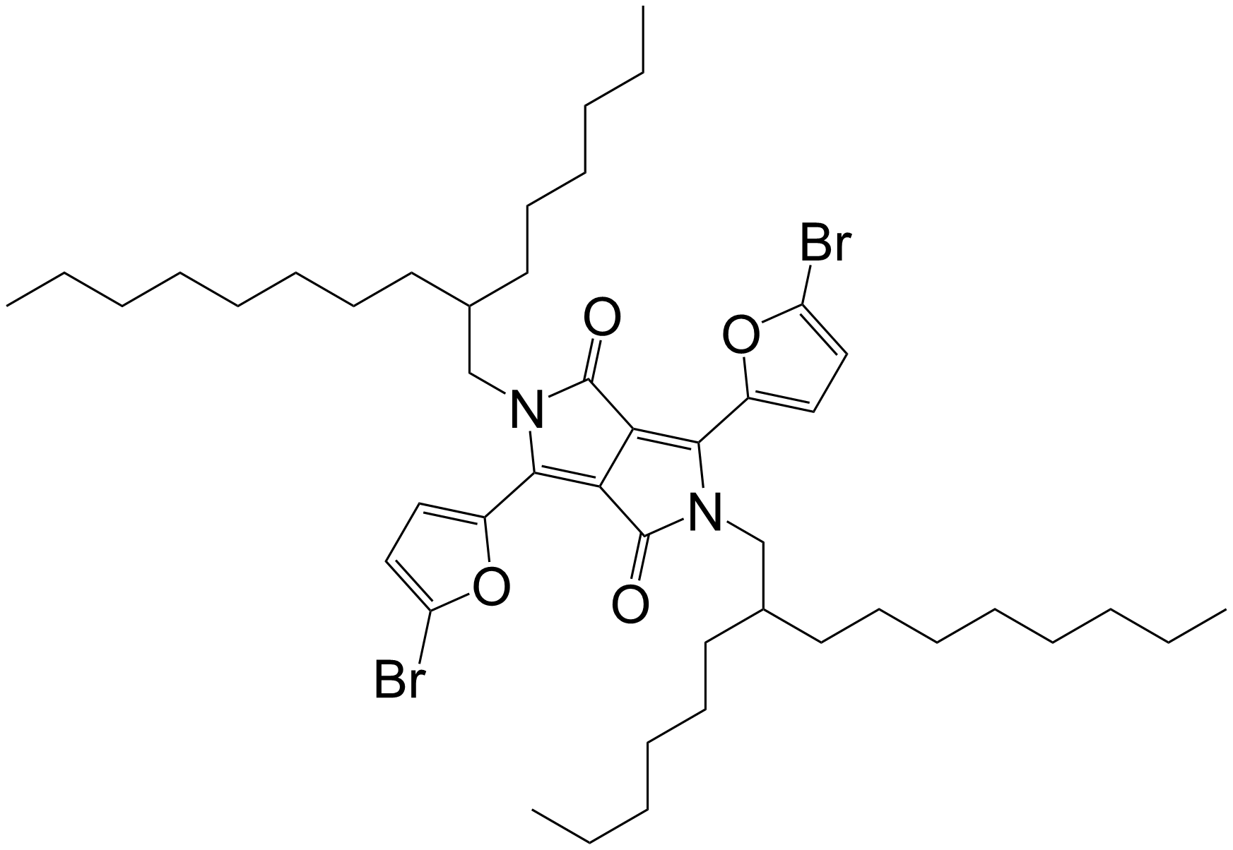 3,6-bis(5-bromofuran-2-yl)-2,5-bis(2-hexyldecyl)pyrrolo[3,4-c]pyrrole-1,4(2H,5H)-dione/1265637-81-7